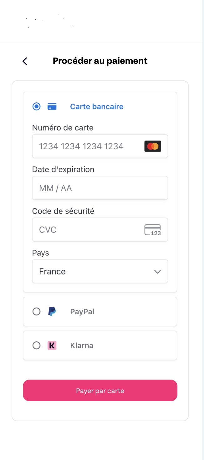 Paiement